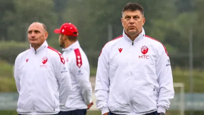 Vladan Milojević i saradnici (©FK Crvena zvezda)
